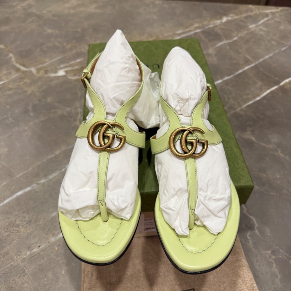 Gucci Charlotte Leather Thong, Size 36, NEW never worn - Picture 11 of 11